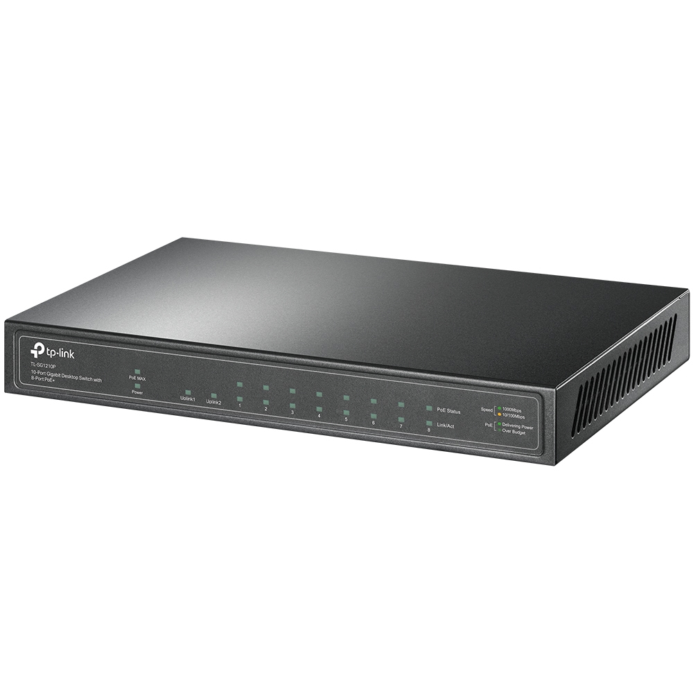 Switch no Administrable de 10 Puertos Gigabi TP-LINK TL-SG1210P — 2