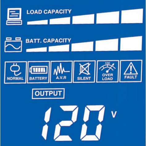 No-Break CyberPower CP1000AVRLCDa — 4
