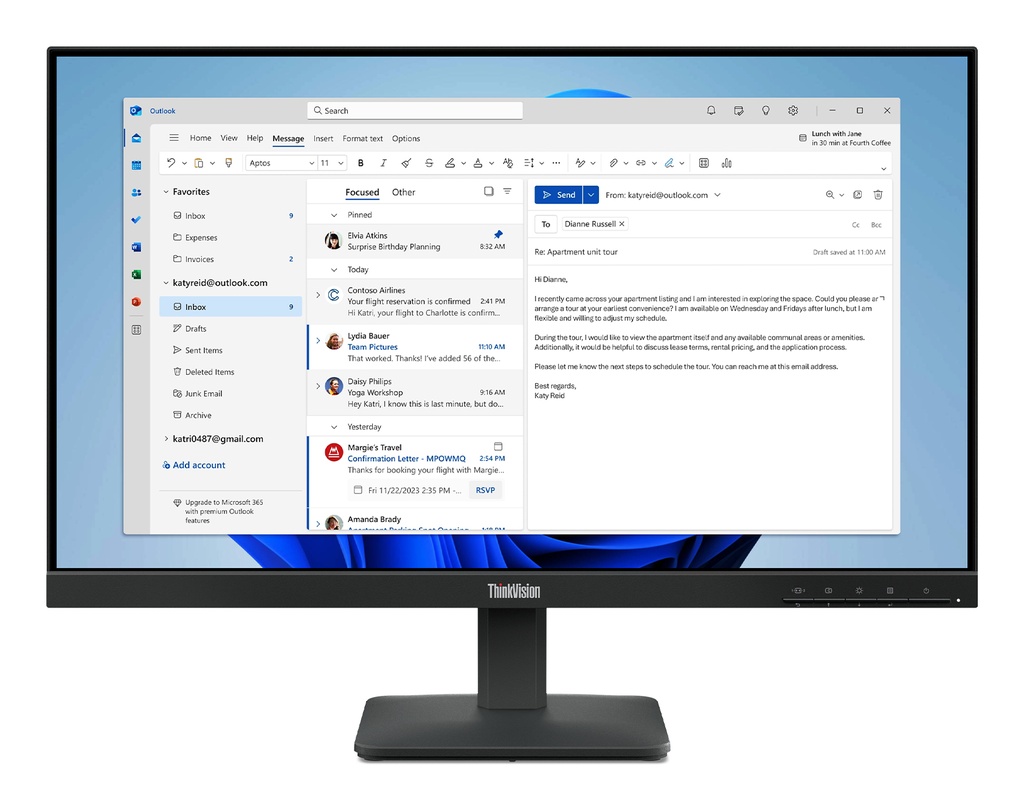Monitor LENOVO S24 — 3