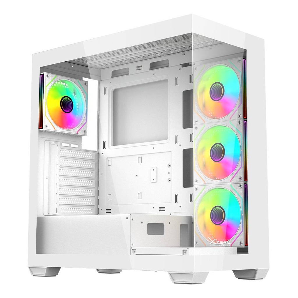 [Gabi-MT-0024564] Gabinetes Gaming Xzeal XZCGB08W (Blanco)