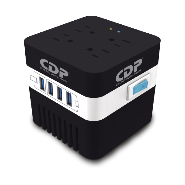 [Regu-MT-0024595] Regulador de voltaje CDP RU-AVR604 (Negro)