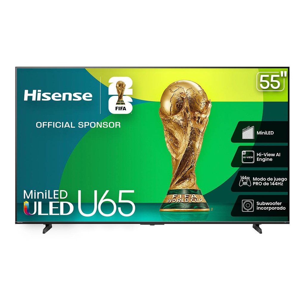 [Tele-MT-0025311] Televisión Hisense 55U65QFM